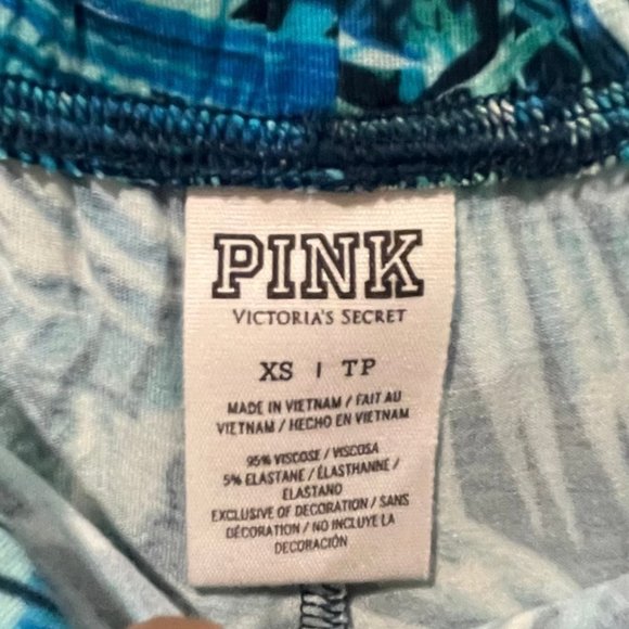 PINK Palm Tree Beach Lounge Pants - Picture 2 of 4